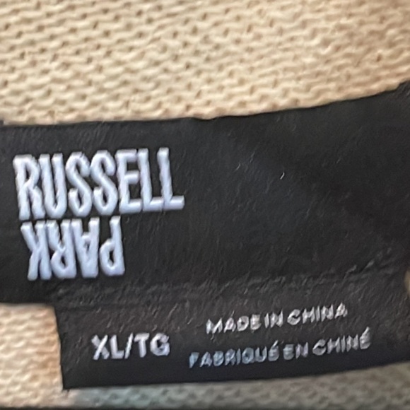 RUSSELL PARK CAMOUFLAGE SWEATSHIRT BLACK/GREEN/TAN SIZE EXTRA LARGE - Picture 9 of 11